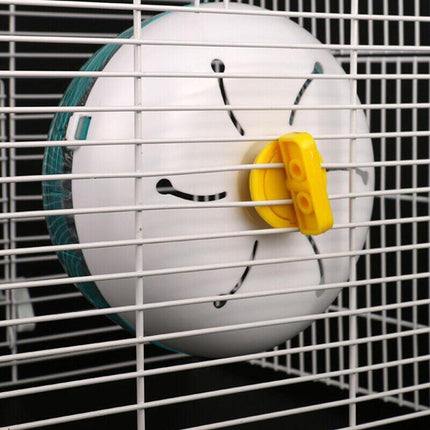 Hamster Guinea Pig Running Disc Cage Accessories Running Round Wheel Pet Toys AU - Aimall