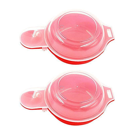 Easy Eggwich Microwave Egg Cooker Poacher Saves Time Eggs Made Easy Cooking 2PCS - Aimall
