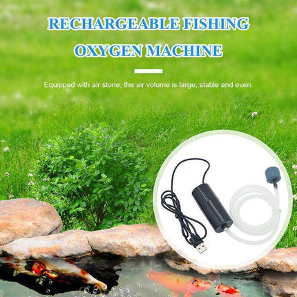 USB Aquarium Oxygen Pump Mini Fish Tank Air Pump Compressor Aerator Accessories - Aimall