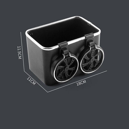 Car Armrest Storage Tissue Box Drawer Holders Water Cup Multifunctional Box AU - Aimall