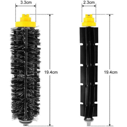 18PCS Cleaner Brushes Hepa Fliter Parts For iRobot Roomba 600 Series 620 650 630 - Aimall