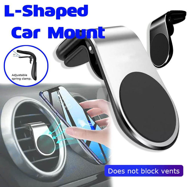 360° Rotating Phone Holder Car Magnetic Mount Stand Universal for iPhone Samsung - Aimall
