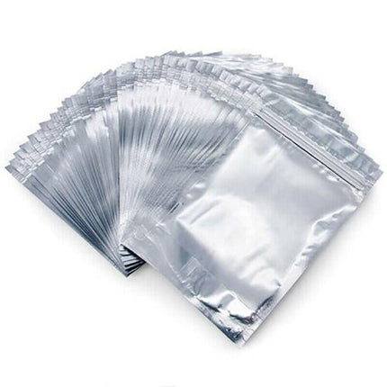 Clear Aluminum Foil Mylar Stand Up Retail Bags Zip Lock Pouches Pouch Packaging - Aimall