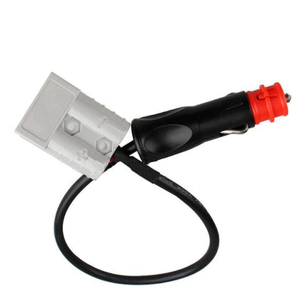 50 Amp Anderson Plug to Merit Cigarette Plug Adapter 50cm - Aimall