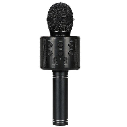 Karaoke Microphone Speaker Wireless Bluetooth Handheld Mic USB Player KTV WS858 - Aimall