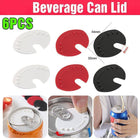 6PCS Beverage Can Lid Cap Soda Soft Drink Snaps Tops Cover Lock Sealer Protector - Aimall