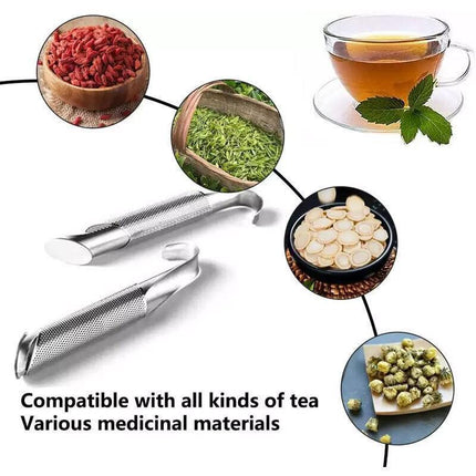 Stainless Steel Tea Infuser Leaf Strainer Herbal Mesh Loose Filter Diffuser Mug - Aimall
