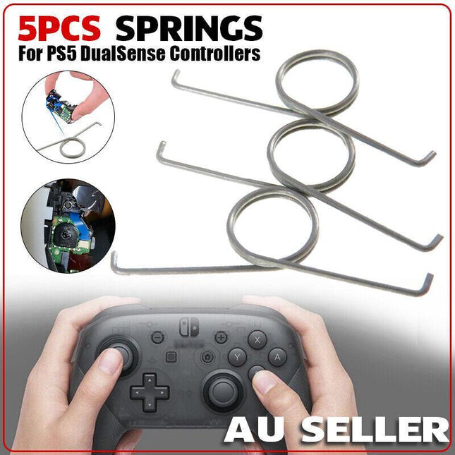 5 x Springs for PlayStation 5 PS5 DualSense Controllers L2 R2 Trigger Buttons AU - Aimall