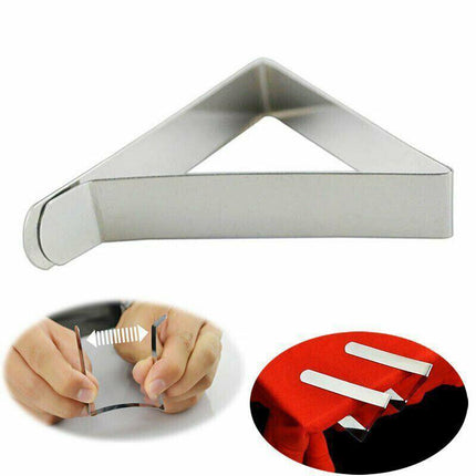 12PCS Stainless Steel Tablecloth Clips Desk Table Cloth Cover Clamp Holder Party - Aimall