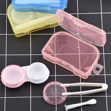 Contact Eye Lens Storage Case Tweezer & Soft Tip sucker Applicator KIT AU Stock - Aimall