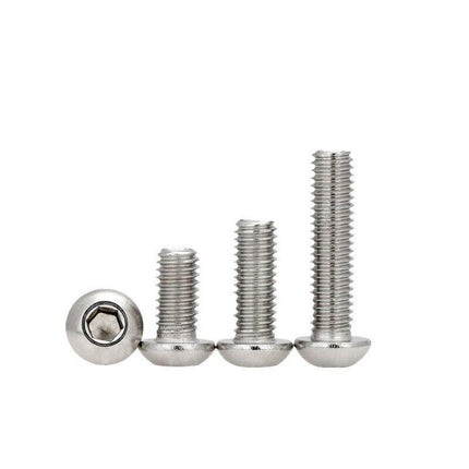 M3 M4 M5 304 500PCS Stainless Steel Hex Socket Button Head Bolts Screws Nuts Kit - Aimall
