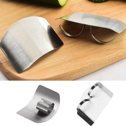 Kitchen Slice Knife Cut Hand Guard Stainless Steel Safe Tool Finger Protector - Aimall