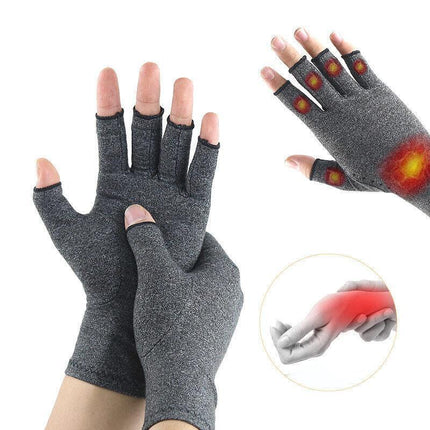 Arthritis Gloves Compression Joint Finger Pain Relief Hand Wrist Support Brace - Aimall