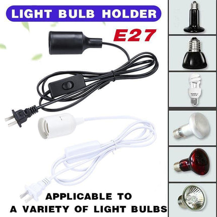 E27 Cable Cord With Switch AU Plug Pendant Lamp Base Light Bulb Holder Socket - Aimall