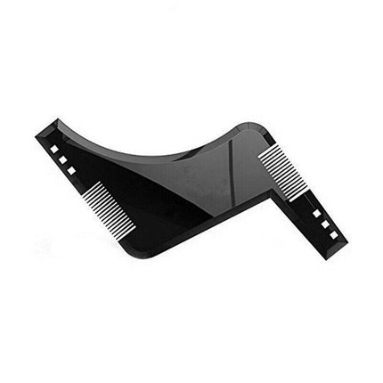 Beard Styling Shaping Template Comb Tool Symmetry Trimming Shaper Stencil - Aimall