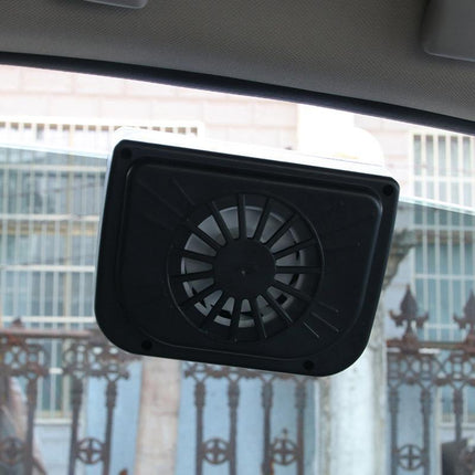 Solar Power Air Vent Vehicle Car Window Fan Auto Ventilator - Aimall