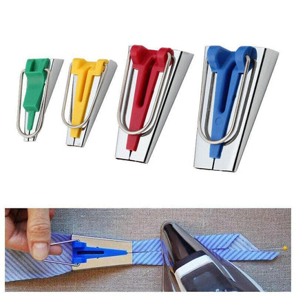 61pcs Fabric Bias Tape Maker Sewing Binding Quilting Tool Presser Foot Kit Craft - Aimall