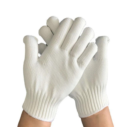 Anti Cutting Gloves Cut Resistant Level 5 Kitchen Butcher Protection Medium Size - Aimall