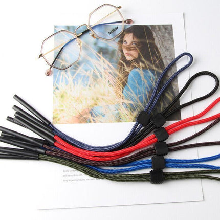 Glasses Lanyard Sports Comfortable Nylon Adjustable Spectacles Neck Strap Cord - Aimall