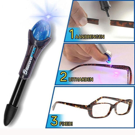 5 Second Fix UV Light Liquid Welding Kit Welding Compound Glue Repair Tool AU - Aimall