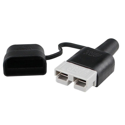 4PCS Waterproof 50A Anderson Plug Dust Cable Sheath Cover Black With Cap New AU - Aimall