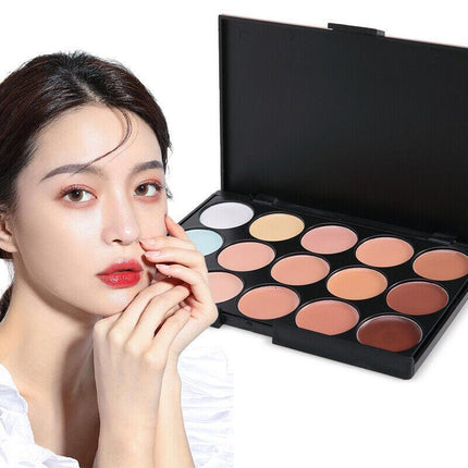 NEW 15Colours Contour Cream Concealer Kit Neutral Makeup Camouflage Palette SALE - Aimall