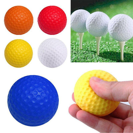12 OR 24 Pack Golf Practice Foam Balls PU Sponge Ball Indoor Outdoor Training AU - Aimall