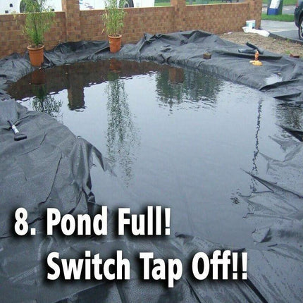 2.5x3M HDPE PVC Fish Pond Liner Gardens Pools Membrane Reinforced Landscaping - Aimall