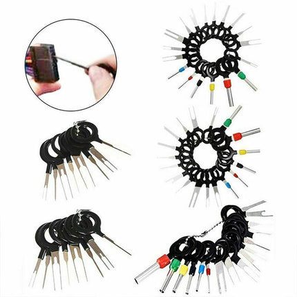 70Pcs Set Pin Ejector Wire Kit Extractor Auto Terminal Removal Connector Tool - Aimall