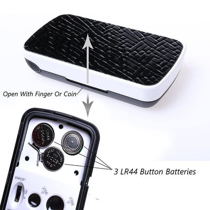 30x 60x 90x Jewellers Loupe LED Magnifier Loop Side Light Magnifying Glass Lens - Aimall