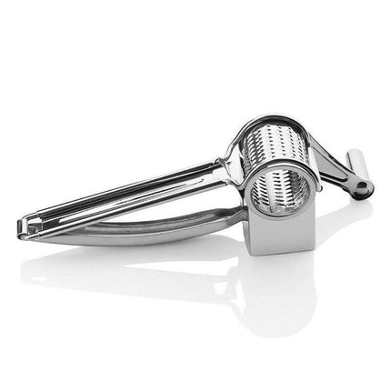 4 Set Multifunction Rotary Cheese Grater Hand Held Cut Slicer Stainless Steel AU - Aimall
