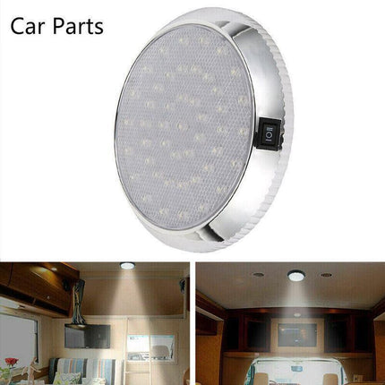 46-LED 12V CARAVAN BOAT TRUCK CAR INTERIOR ROOF CEILING DOME CABIN LIGHT OD AU - Aimall