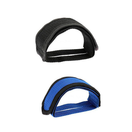 2PCS Toe Clips Straps Fixie Bicycle Pedals Anti-slip Cycling Bike Black AU Stock - Aimall