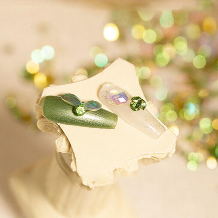 10 Styles Aurora Colorful 3D Nail Art Drill Heart Diamond Crystal AU - Aimall
