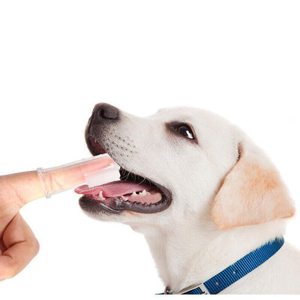 10X Soft Finger Toothbrush Pet Dog Oral Dental Cleaning Teeth Care Hygiene Brush - Aimall