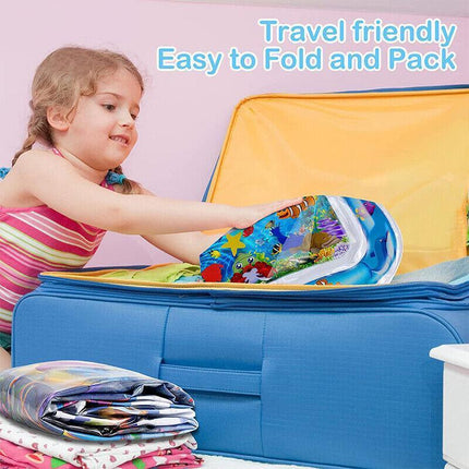 Baby Water Play Inflatable Mat Kids Children Infants Tummy Fun Time Sea World AU - Aimall