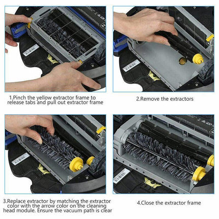 18PCS Cleaner Brushes Hepa Fliter Parts For iRobot Roomba 600 Series 620 650 630 - Aimall