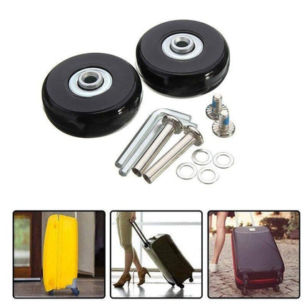 Luggage Suitcase Replacement Wheels Suitcase Repair OD 50mm Axles Deluxe + S'qk - Aimall
