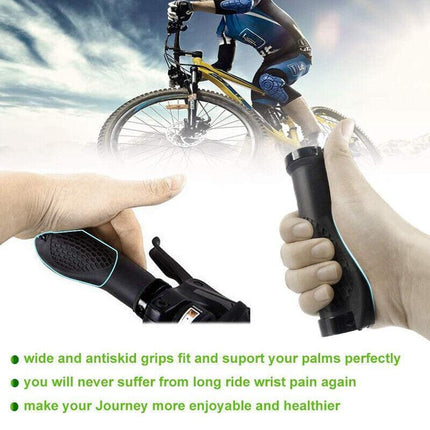 Cycling Lock-On MTB Ergonomic Mountain Bike Rubber Grips Bicycle Handlebar AU - Aimall