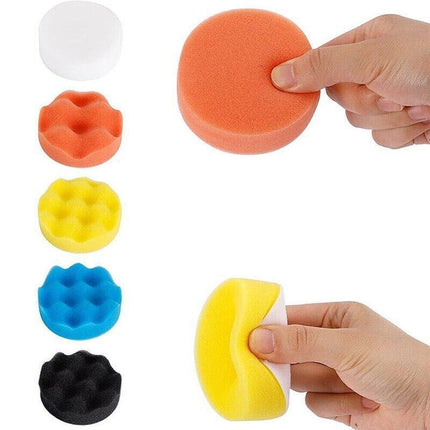 22pcs 3" Buffing Waxing Polishing Sponge Pads Kit Set For Car Polisher Drill AU - Aimall