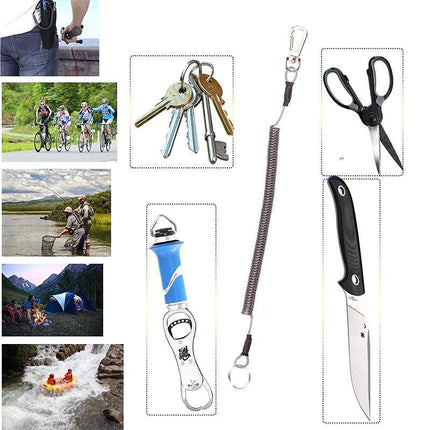 6x Fishing Lanyards Boating Ropes Kayak Secure Pliers Lip Grips Tackle Fish Tool - Aimall