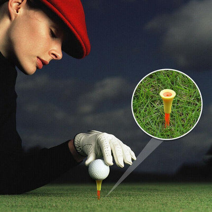 30PCS 83MM Golf Tees Multi Color Plastic With Rubber Cushion Top High Quality AU - Aimall