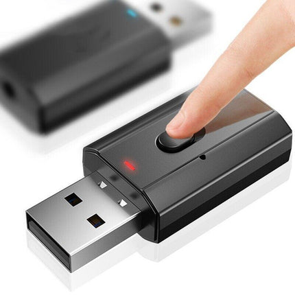 USB Bluetooth 5.0 Transmitter Receiver Audio Adapter AUX 3.5mm TV CAR PC Speaker - Aimall