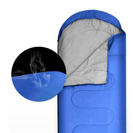 Outdoor Sleeping Bags Single Sleeping Bag Camping Hiking Winter Thermal AU Stock - Aimall