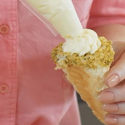 12-20PCS Stainless Steel Bread Baking Tube Cannoli Mold Cream Horn Mould Pastry - Aimall