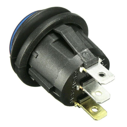 5Pcs/Set 12V 20A Car SPST Auto Marine Boat Round On/Off Rocker Waterproof Switch - Aimall