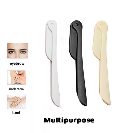 3Pcs Portable Safety Eyebrow Trimmer Razor Shaver Eye Brow Shaper Hair Remover - Aimall