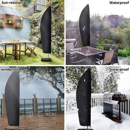 Durable Cantilever Outdoor Garden Patio Shield Parasol Banana Umbrella Cover AU - Aimall