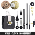 12PCS Wall Clock Quartz Movement Motor Mechanism Long Spindle Hands Repair Kit - Aimall