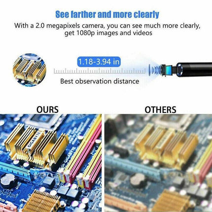 Waterproof HD Endoscope USB Type-C Borescope Inspection Snake Camera For Android - Aimall